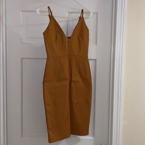 Burnt orange dress